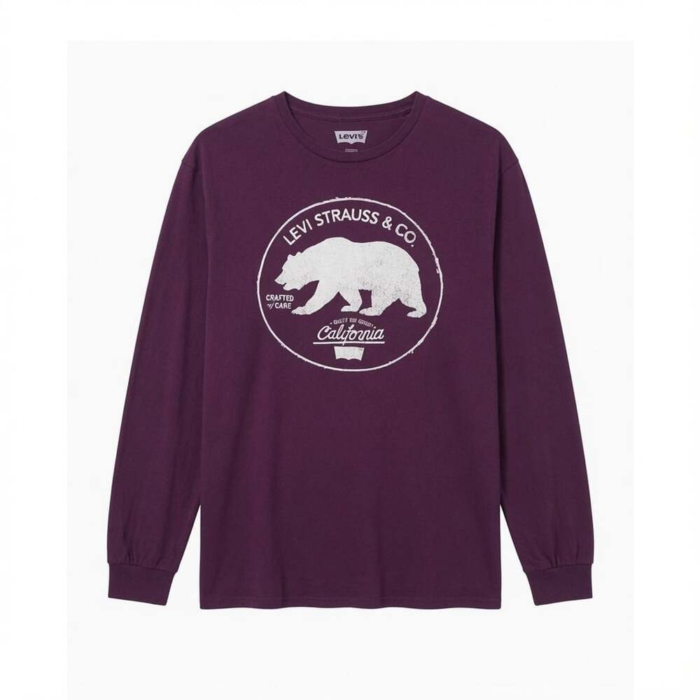 Levi Strauss & Co. California Bear Graphic Long Sleeve T-Shirt